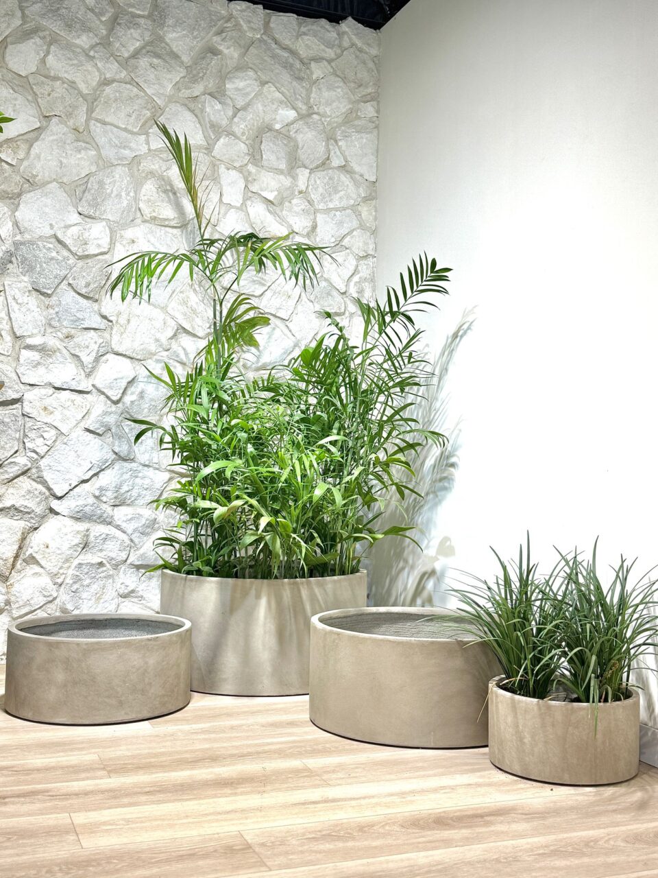 קערות בטון צילינדר