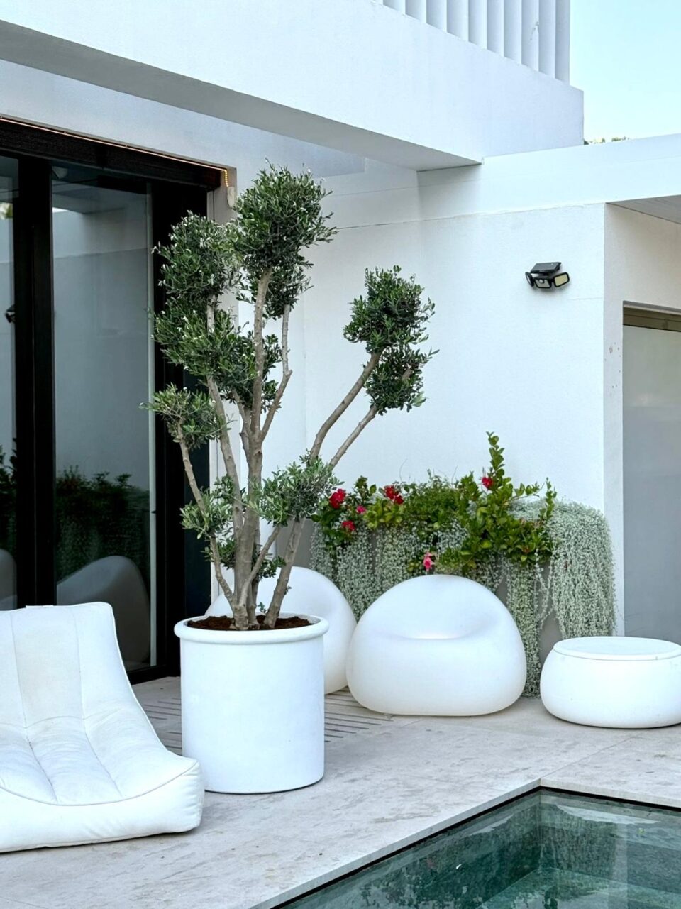 Kamila cylinder | זית פונפונים מעוצב ענק